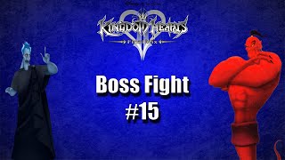 Kingdom Hearts 2 HD PS4 - Boss Fight #15 (Hades and Genie Jafar)
