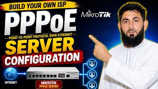 MikroTik PPPoE Server Full Setup | Build Your Own ISP in Pashto | (Users, Speed Limit, LiteBeam) screenshot 3