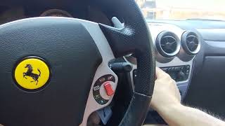 Ferrari F430 startup and interior functions