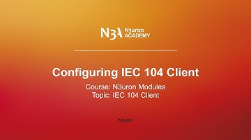 Configuring IEC 104 Client
