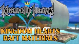 All Raft Materials on Destiny Islands | Kingdom Hearts Walkthrough