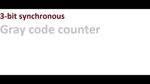 Gray code counter||Engineering ||Sequential design||Counter design||Logic circuit syllabus||