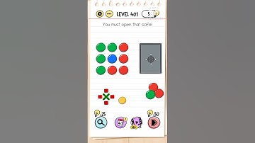 BRAIN TEST LEVEL 401 You must open this safe