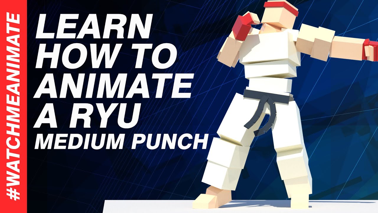 Learn How to Animate a Ryu Medium Punch from SFV Series 1/5