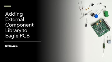 How to add component library to eagle PCB