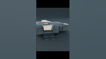 Scifi Spaceship in Blender Showcase