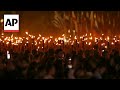 Torchlit march held in yerevan to mark mass deaths of armenians