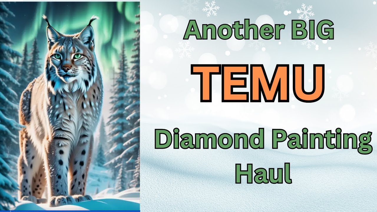 Another Big TEMU Diamond Painting Haul - Unboxing - Diamond Art - Budget Friendly Crafts