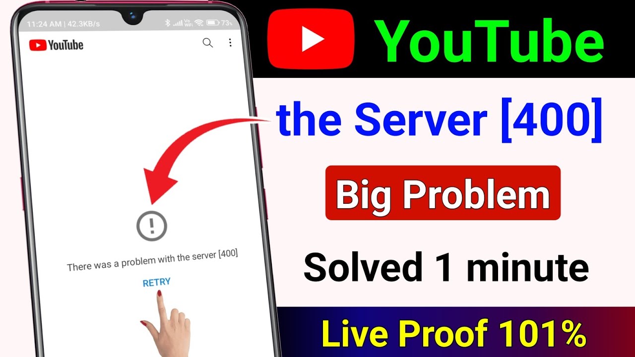 Fix Youtube there was a problem with the server [400] | Youtube server ...