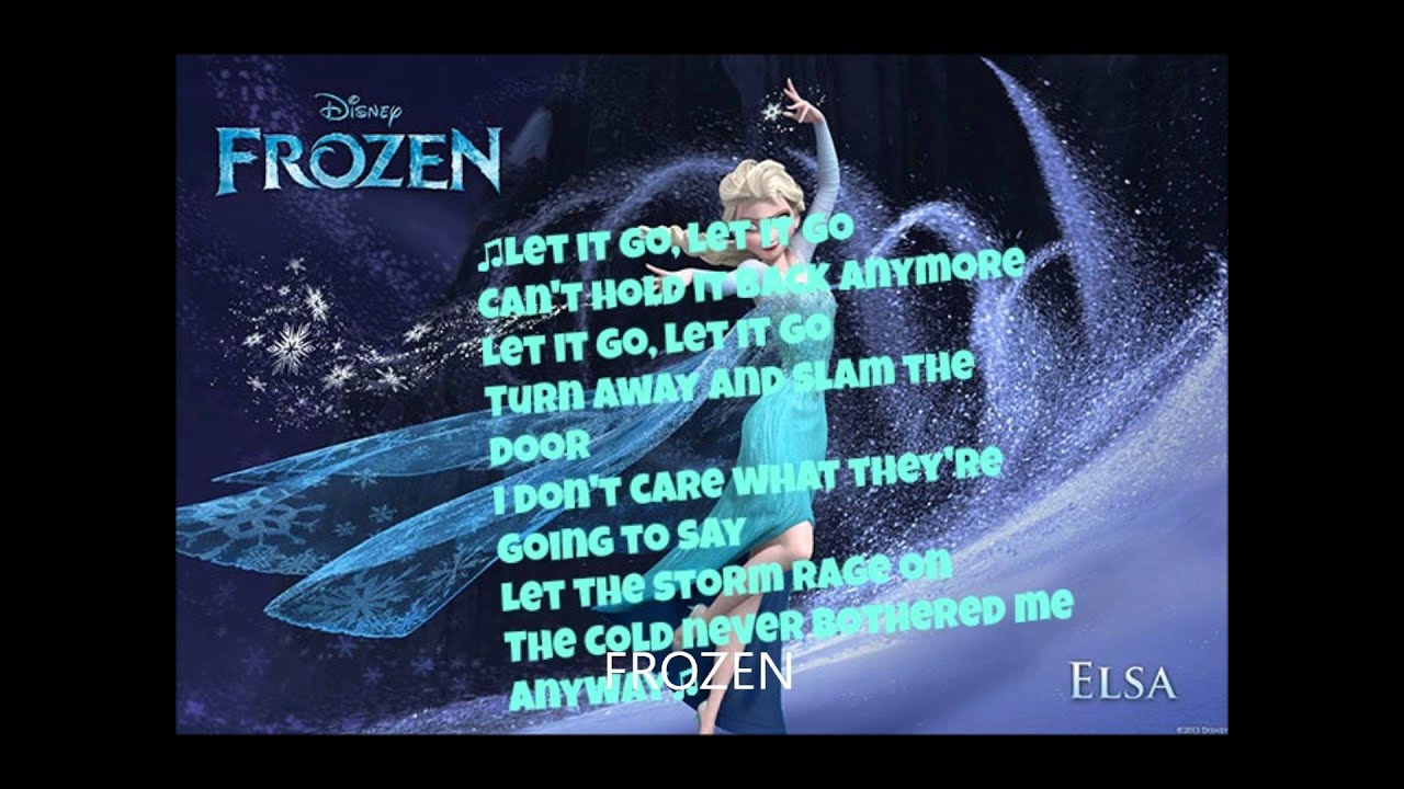Idina Menzel-Let It Go [Frozen Movie's Song] - YouTube