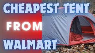 Ozark Trail One Person Tent Cheapest Tent From Walmart