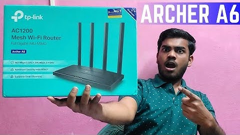 Tp-link Archer A6 V3 Router Unboxing or Review | Hindi