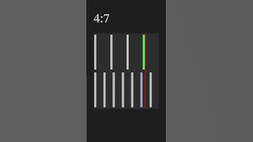 4 over 7 Polyrhythm: Try Tapping Along! #music #math #visualization