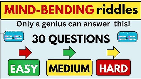 "Only a Genius Can Solve These 30 Tricky Riddles – Are You Up for the Challenge?"