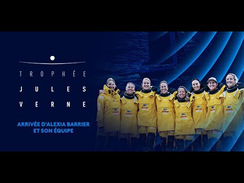 Trophée Jules Verne L Arrivée D Alexia Barrier Et De Son équipage 100 Féminin 
