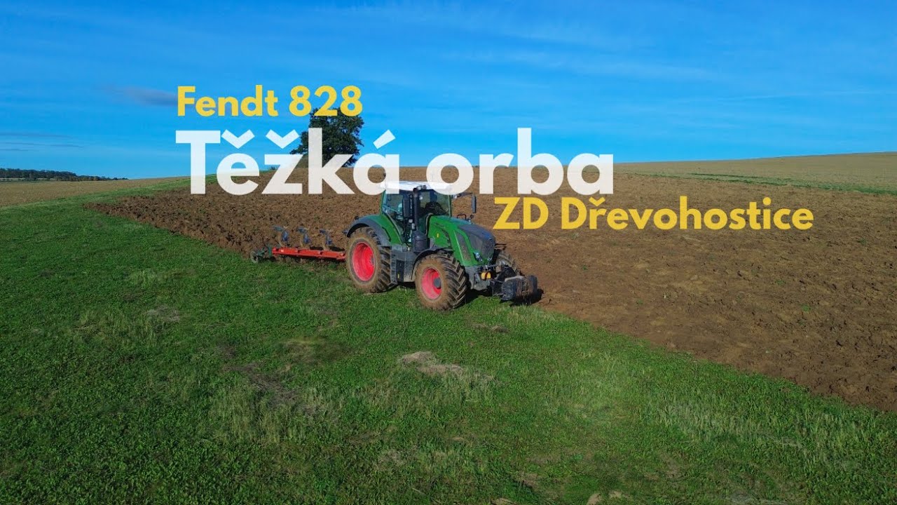 Těžká orba 2025!! ☆ ZD Dřevohostice ☆ Fendt 828