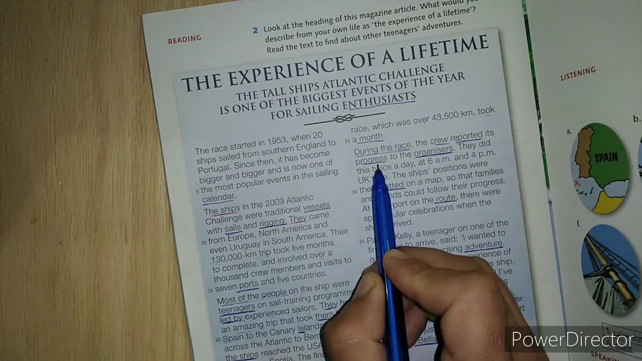 The experience of a lifetime 9th