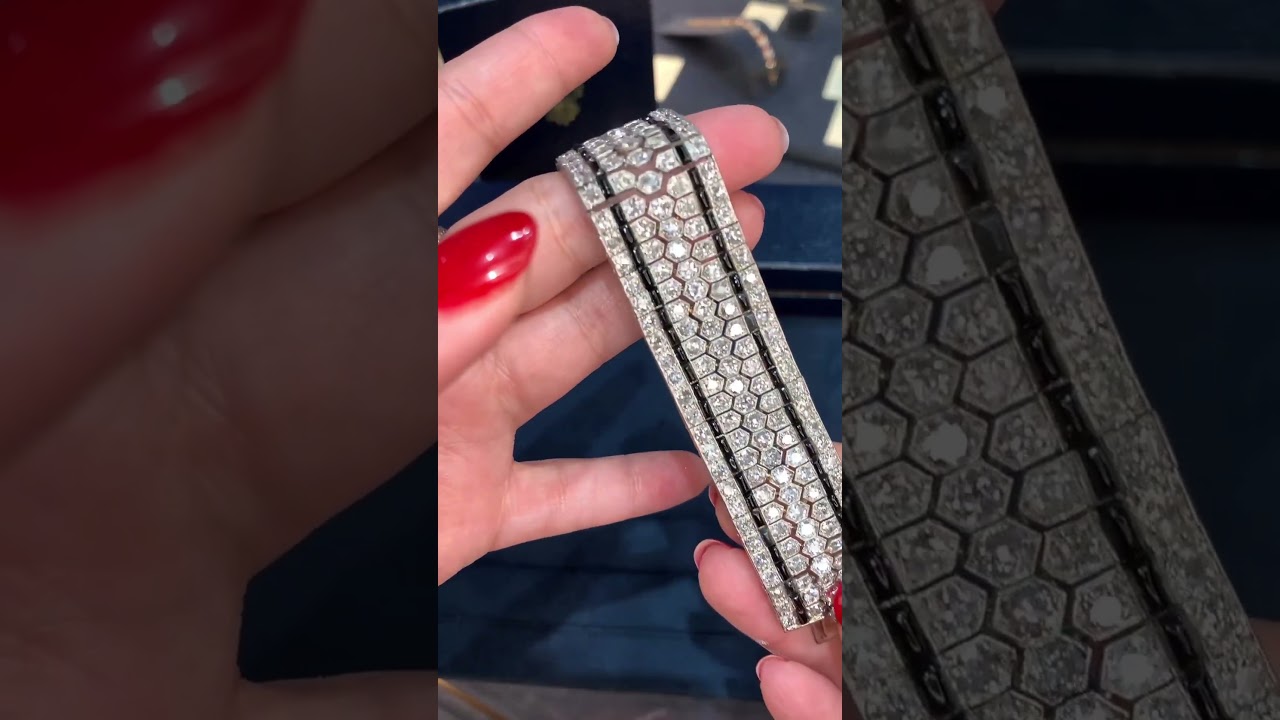 Art Deco Diamond Bracelet, 25.00 Carats