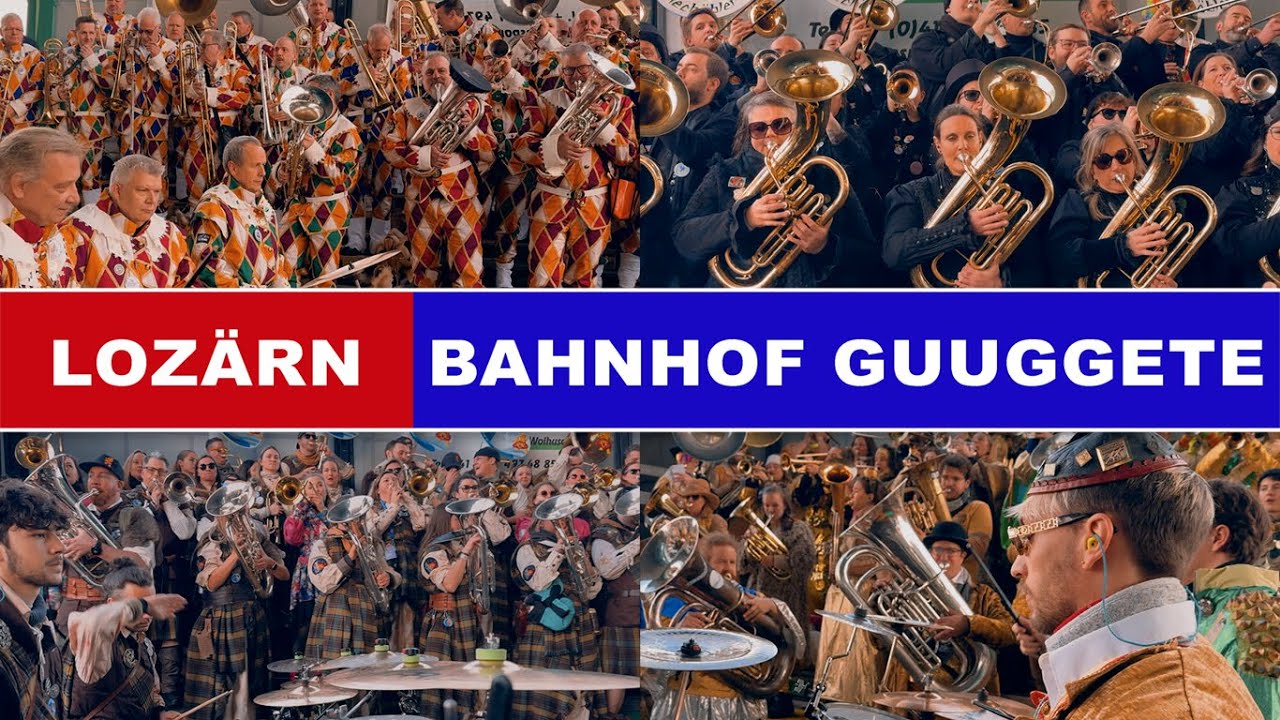 Lozärn Bahnhof Guuggete: Der Auftakt zur Luzerner #Fasnacht 2025