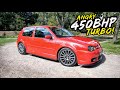 THIS *450BHP TURBO CHARGED* GOLF R32 IS AGGRESSIVELY FAST!!