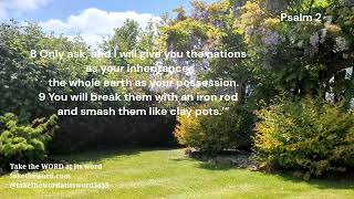Psalm 2 - New Living Translation (NLT) Take the WORD at its word  taketheword.com - @taketheword3433