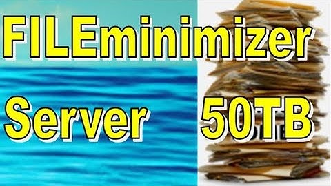 File-Server Speicherplatz Optimierung - FILEminimizer