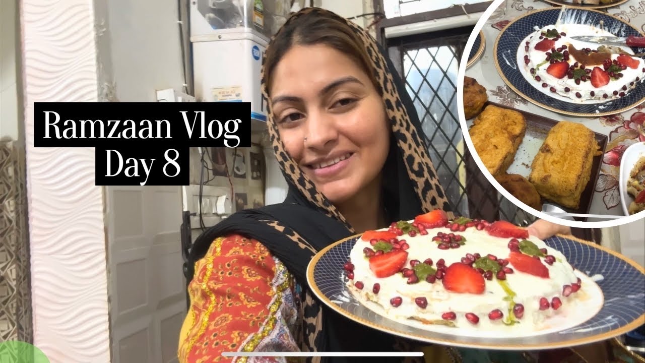 Ramzaan Vlog Day 8 #myliferangvlog #dahibhallacake #ramzanspecial 