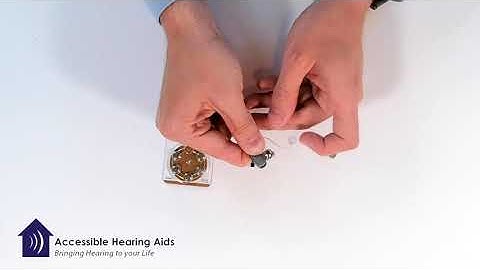 Accessible Hearing Aids - HOW TO: Change Your Hearing Aids Battery