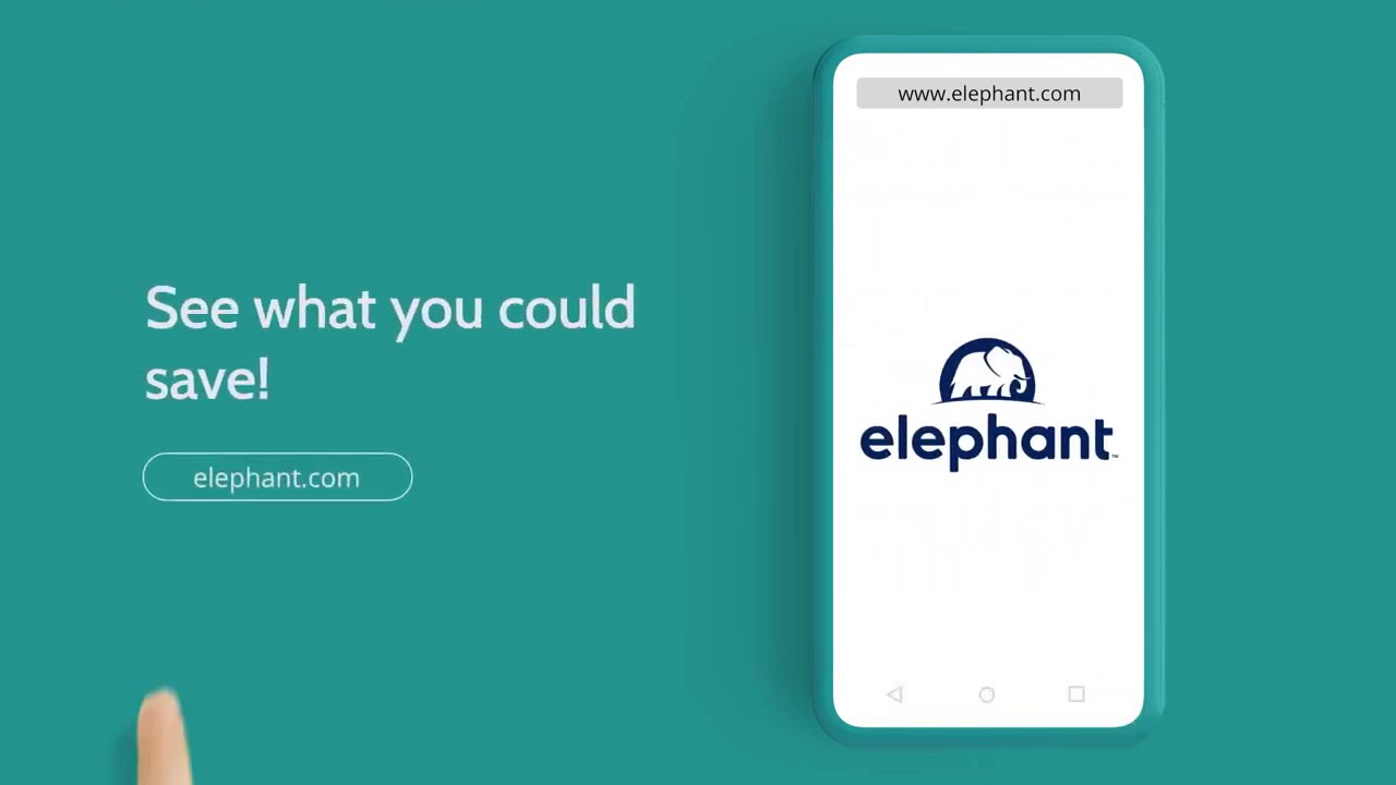Elephant Searching For Car Insurance Youtube