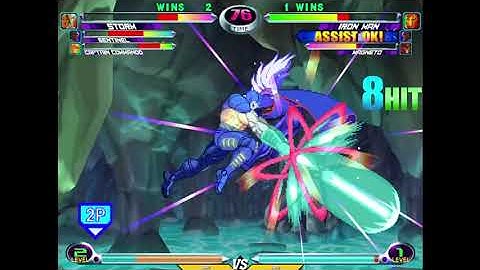 MvC2: Josh 360 - Iron Man 5F Midscreen Flight Combo to Disruptor to Infinite .:9.4.24:.