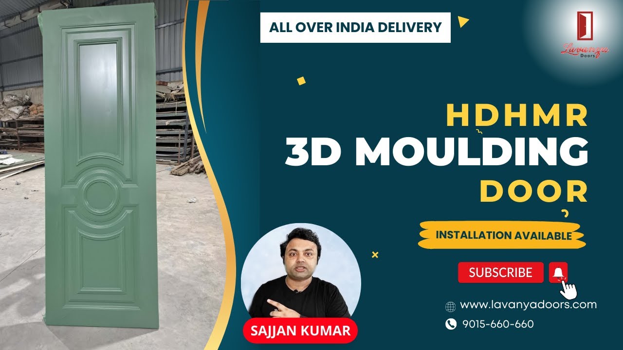 🚪 Explore the Elegance of HDHMR 3D Engraved Molding Doors Where Design Meets Durability! YouTube