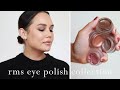 my @RMS Beauty eye polish collection + application & swatches | alexa blake