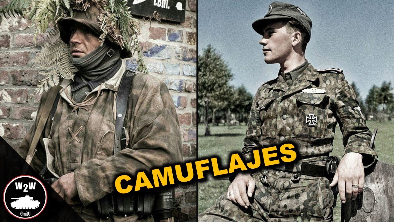 Tipos de Camuflajes Uniformes Alemanes - Segunda Guerra Mundial - YouTube
