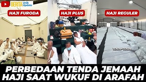 🔴 VIRAL! Perbedaan Tenda Jemaah Haji Reguler, Plus & Furoda di Mina untuk Wukuf di Arafah!