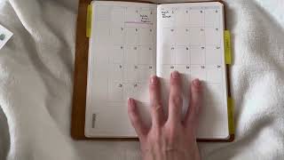 Kinbor weekly planner standard size | weekly spread