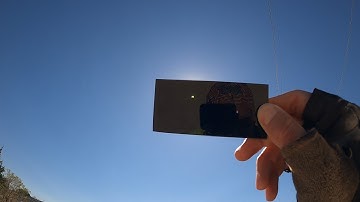 Solar Eclipse w/Amputee Cyclist Aaron Smith in Gainesville, TX: 10/14/2023