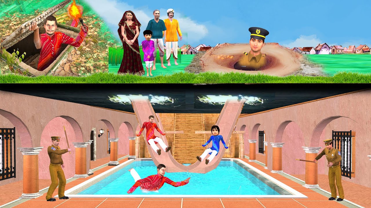 भूमिगत घर Build 20 Lakhs Underground House Swimming Pool