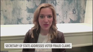 Mi Secretary Of State Addresses Voter Fraud Claims