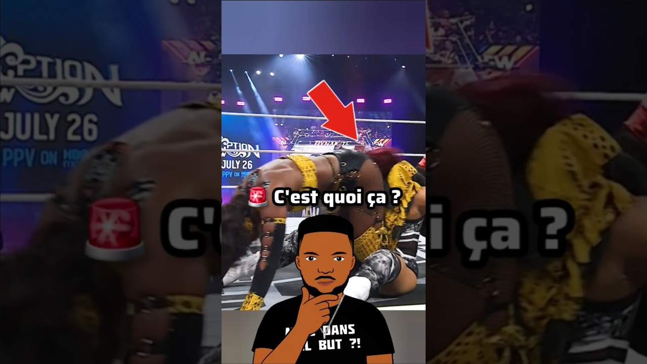 C'est assez spécial 🤣 vive l'AEW ! #aewdynamite #aewfrance #aewfans #wwefan #wrestling #boisdeleau