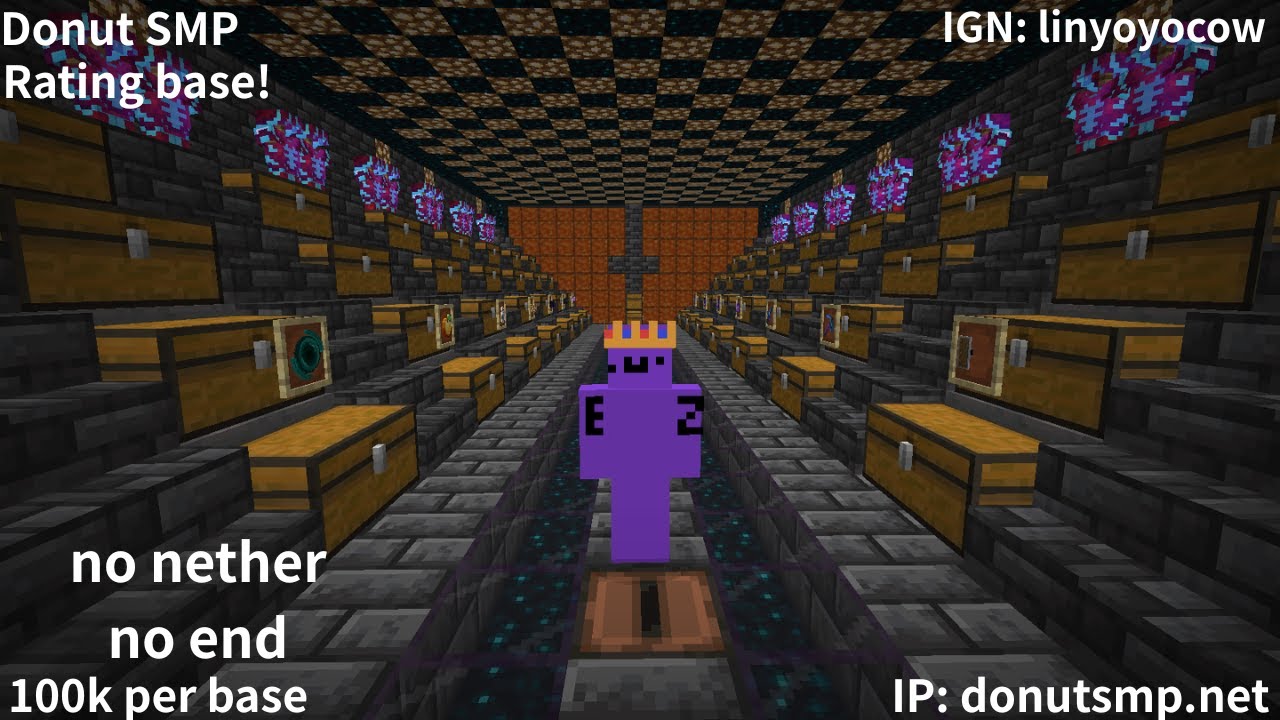 🔴 Donut SMP Rating base ( 100k per base ) - YouTube