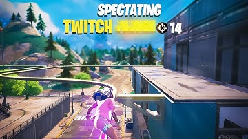 I Spectated a Twitch Streamer In Fortnite Zero Build (Zero Build Tips & Tricks)