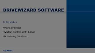 eLearning Module: DriveWizard Manage Files