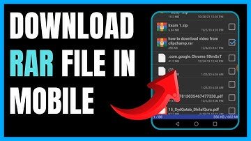 How To Download RAR File In Mobile - Simple Tutorial