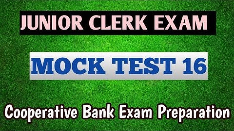 Mock Test - Junior Clerk Exam/Cooperative Bank Exam Preparation.Ep:425
