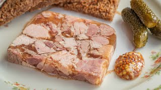 How to Make Homemade Pork / Hogs Head Cheese (Fromage de Tête)