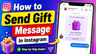 How to Send Gift Message in Instagram (2026) | Instagram Gift Message Feature Explained