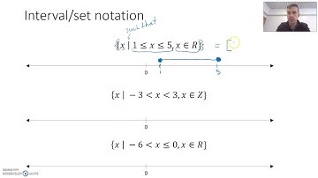 Interval and set notation | Year 11 Specialist Maths