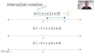 Interval and set notation | Year 11 Specialist Maths