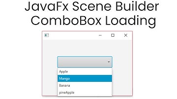 JavaFx Scene builder ComboBox Loading