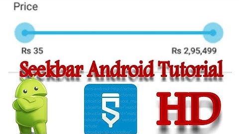Seek Bar android tutorial|Sketchware Tutorial